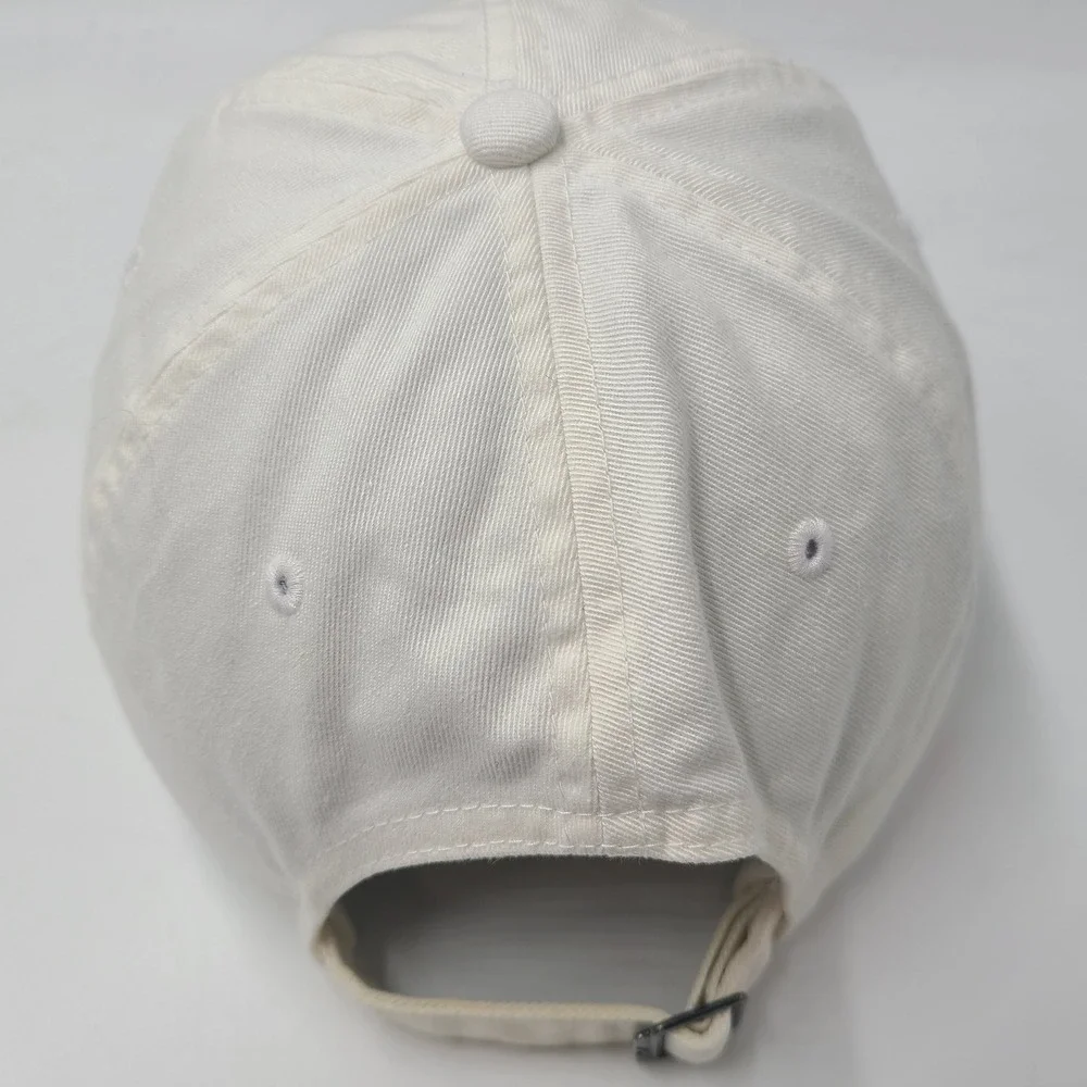 Nike Hat Strapback White Orange Tennis Swoosh Logo Ephrata‎ High School Tigers